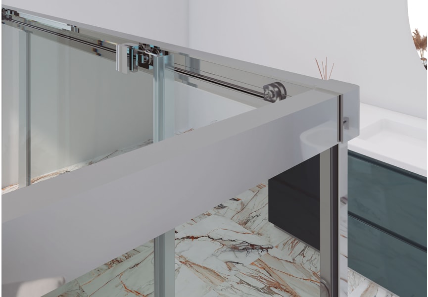 Mampara de ducha Elara (800) Bruntec detalle 7