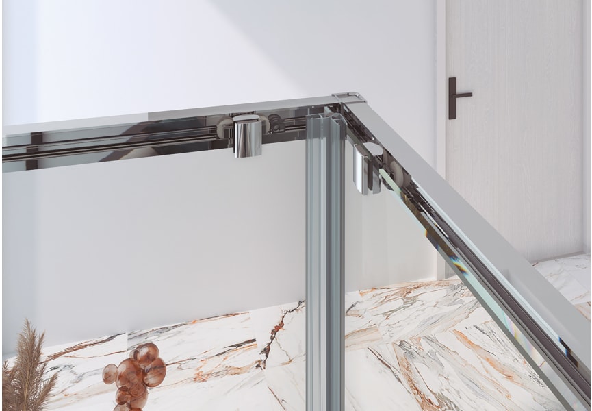 Mampara de ducha Elara (800) Bruntec detalle 8