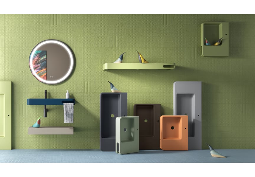 Lavabo suspendido Epsilon Coycama ambiente 11