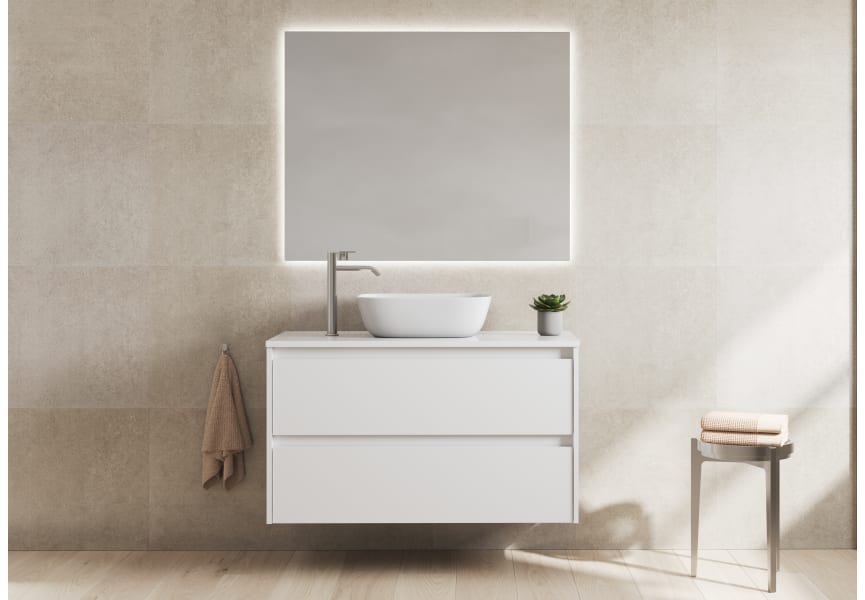 Mueble de baño con encimera de madera Oxford Bruntec principal 7