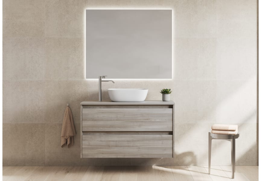 Mueble de baño con encimera de madera Oxford Bruntec principal 5