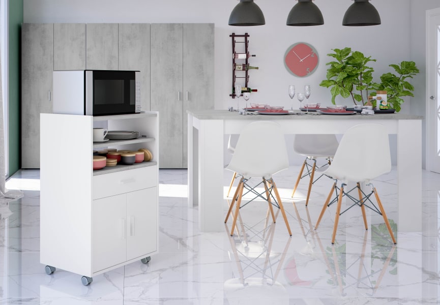 Mueble microondas Tidy Bruntec ambiente 4