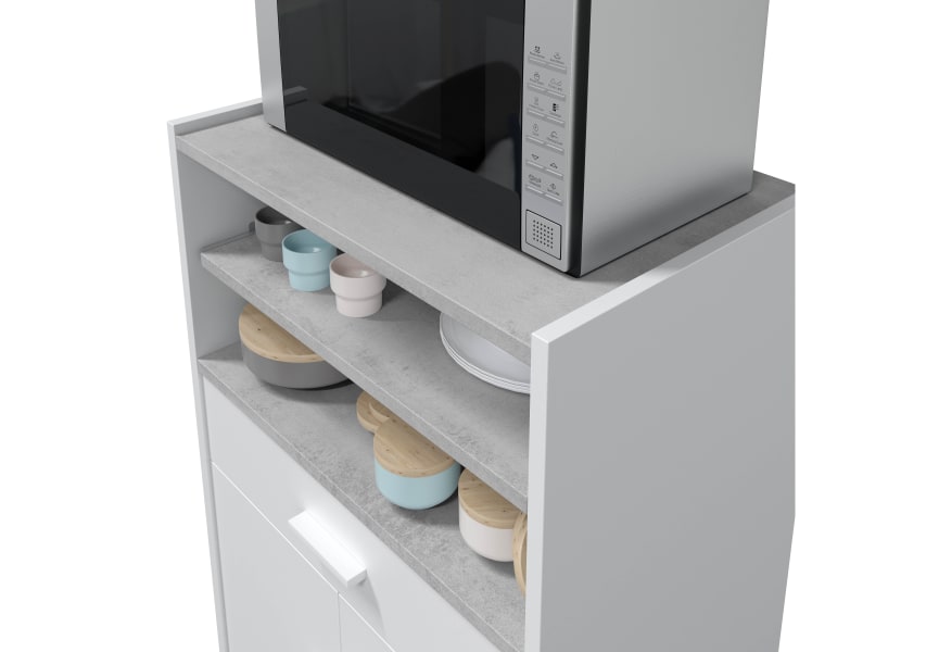 Mueble microondas Tidy Bruntec detalle 3