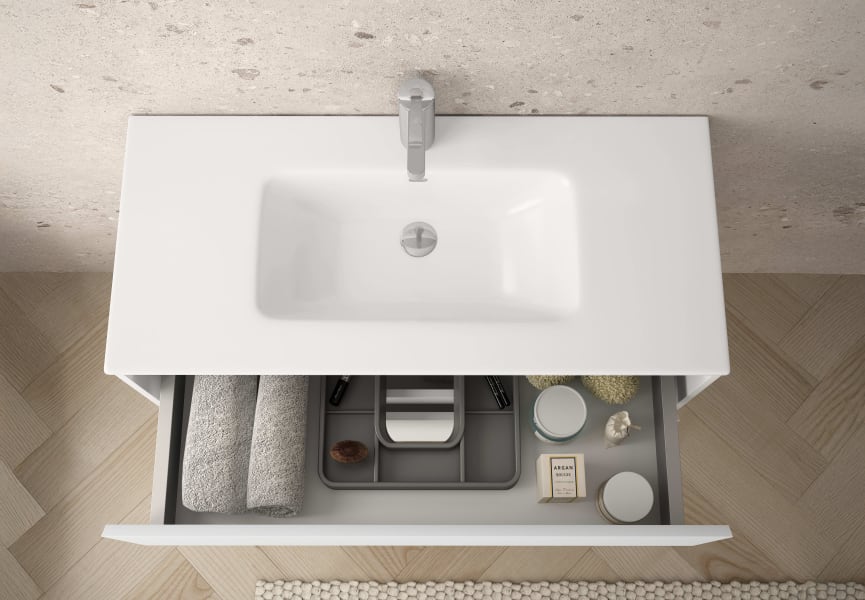 Mueble de baño MDF lacado Vilma Bruntec detalle 6