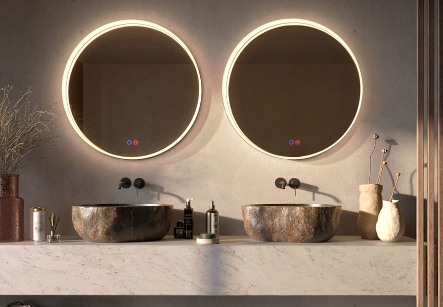 Espejo de baño con luz LED Bolonia Ledimex principal 1