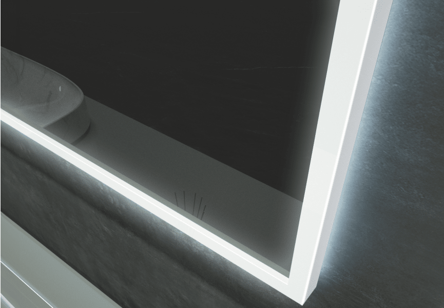 Espejo de baño con luz LED Boston Ledimex detalle 2