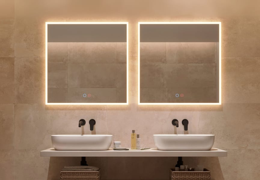 Espejo de baño con luz LED Boston Ledimex principal 0