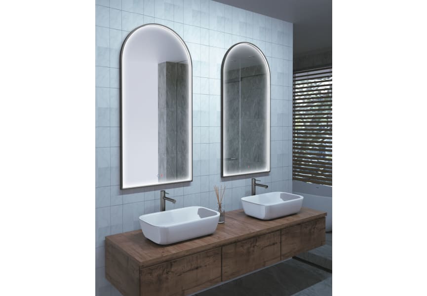Espejo de baño con luz LED Roma Ledimex ambiente 2