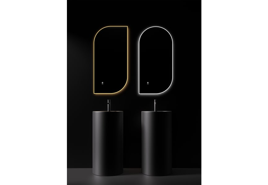Espejo de baño con luz LED Hvar de Eurobath ambiente 2