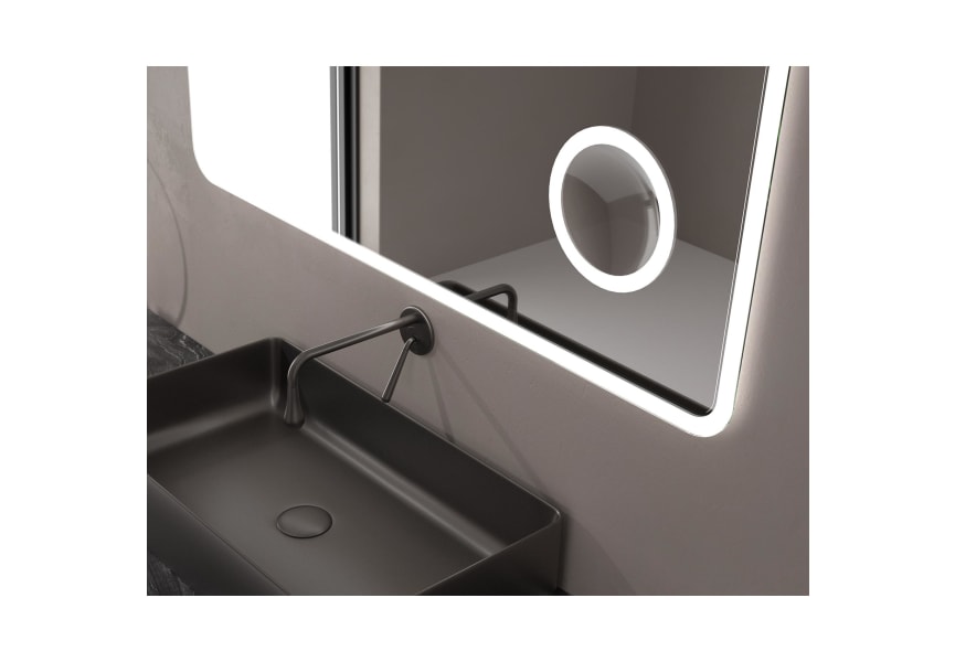 Espejo de baño con luz LED Palau Eurobath detalle 1