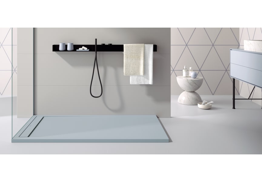 Platos de ducha de resina Design New Bruntec Ambiente 11