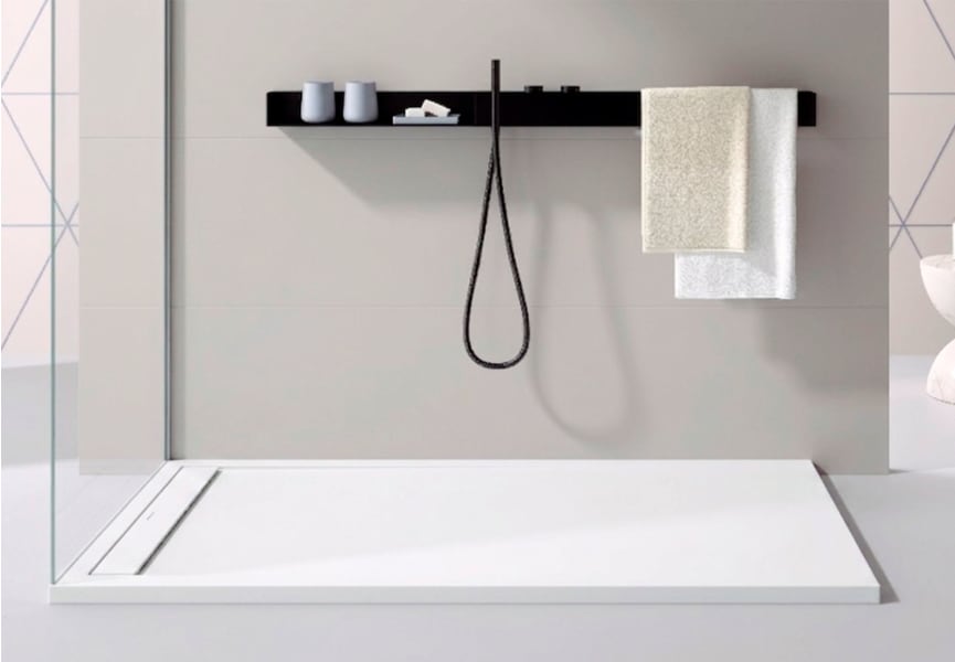 Platos de ducha de resina Design New Bruntec ambiente 22