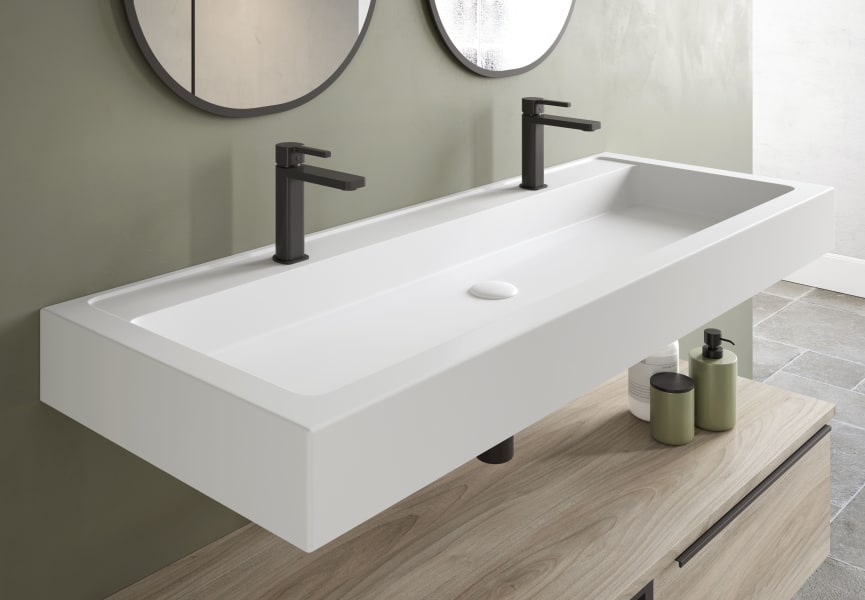 Lavabo encastrado Zafiro Coycama detalle 1