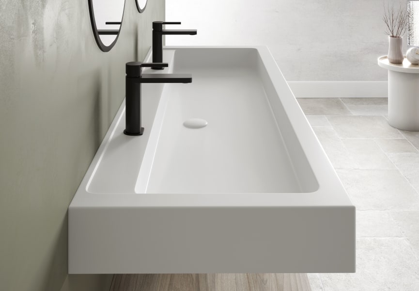 Lavabo encastrado Zafiro Coycama detalle 2