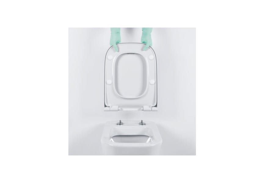 Pack inodoro suspendido Look + cisterna empotrada + pulsador Unisan Sanindusa detalle 8
