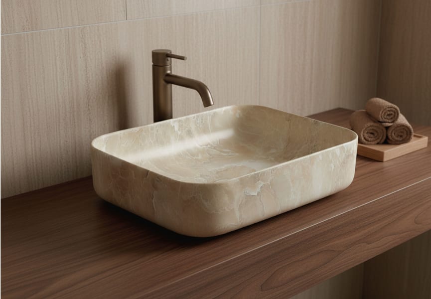 Lavabo sobre encimera Dallas BHD ambiente 6