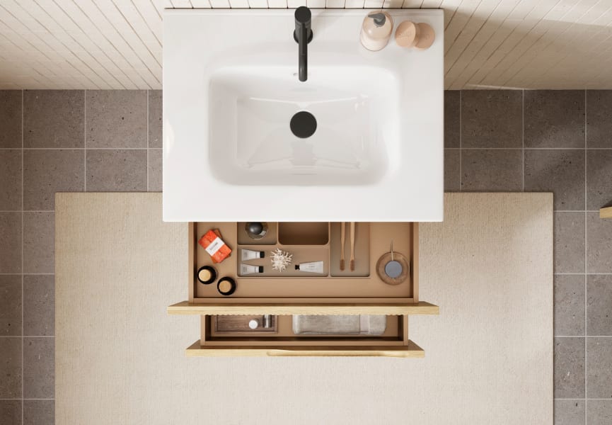 Conjunto mueble de baño Bamboo Coycama detalle 5