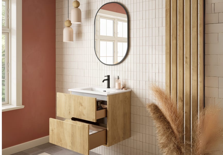 Conjunto mueble de baño Bamboo Coycama detalle 4