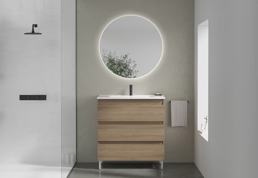 Conjunto mueble de baño Kena Royo principal 1