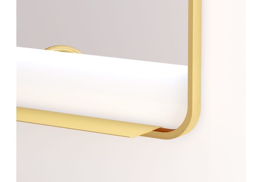 Espejo de baño con luz LED Sansa Bruntec detalle 3