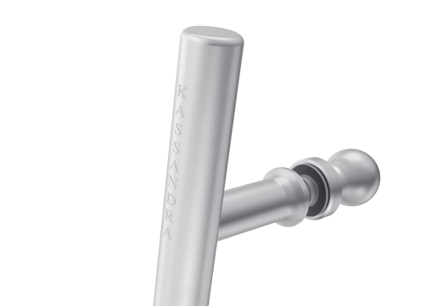 Mampara de ducha Diana (DI101+DI103) Kassandra detalle 4