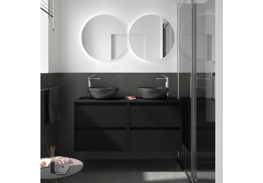 Mueble de baño con encimera de madera Noja Salgar principal 3
