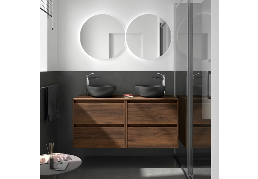 Mueble de baño con encimera de madera Noja Salgar principal 7