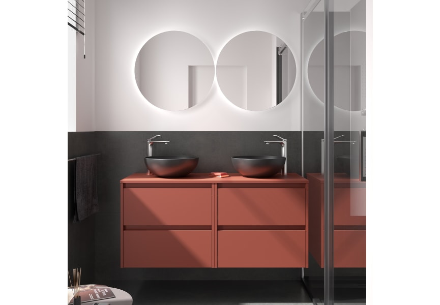 Mueble de baño con encimera de madera Noja Salgar principal 0