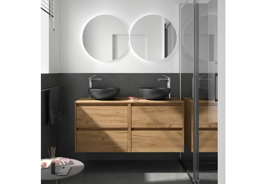 Mueble de baño con encimera de madera Noja Salgar principal 8