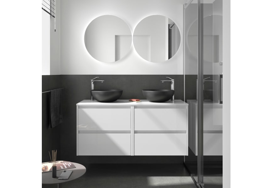 Mueble de baño con encimera de madera Noja Salgar principal 2