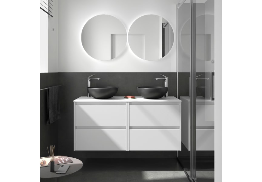 Mueble de baño con encimera de madera Noja Salgar principal 1