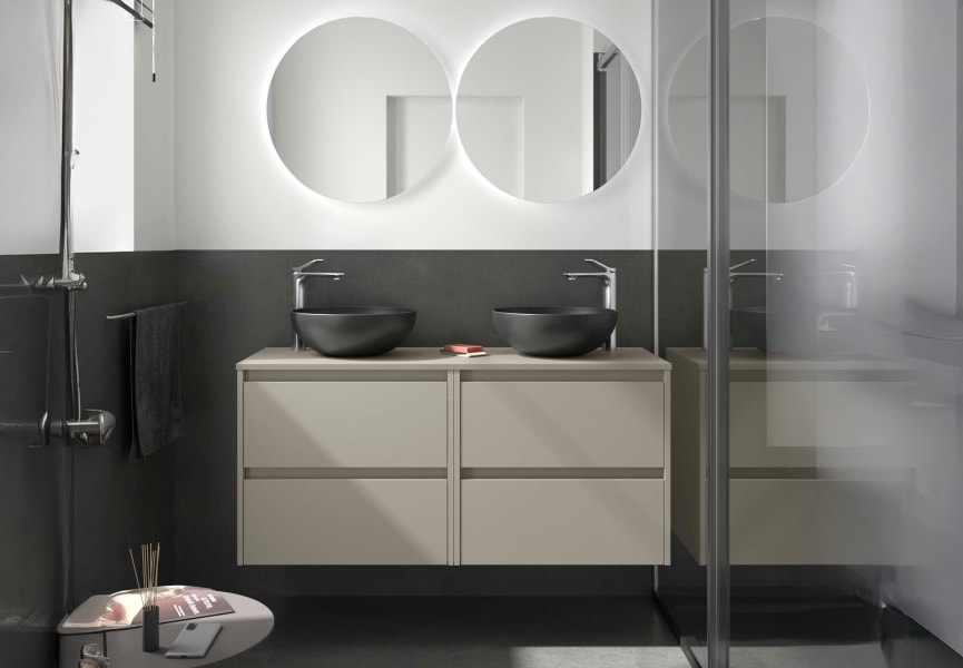 Mueble de baño con encimera de madera Noja Salgar principal 9