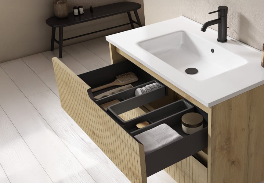 Conjunto mueble de baño Zenia Bruntec detalle 3