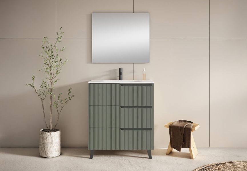 Conjunto mueble de baño Zenia Bruntec principal 2