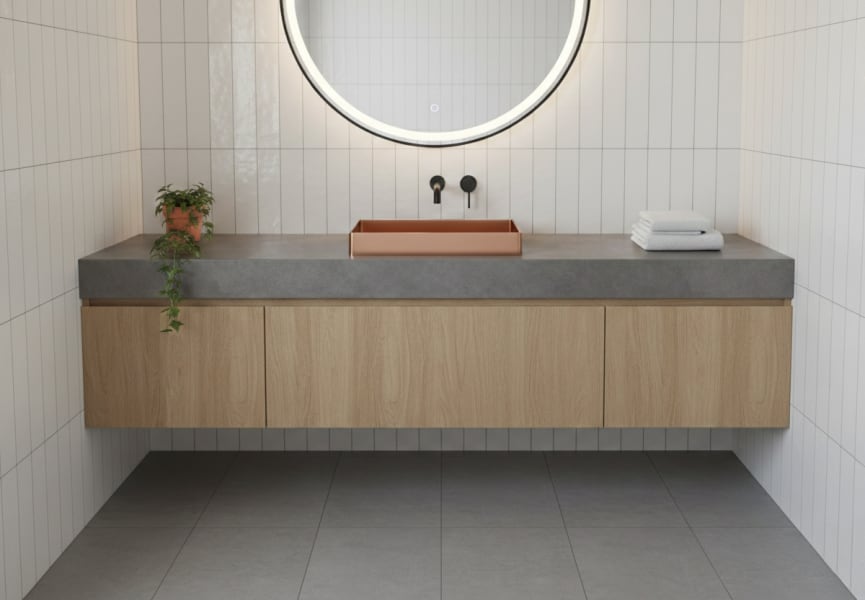 Lavabo sobre encimera Aero Bruntec ambiente 4