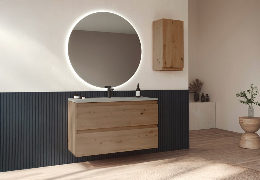 Mueble de baño color madera Vilma Bruntec principal 0