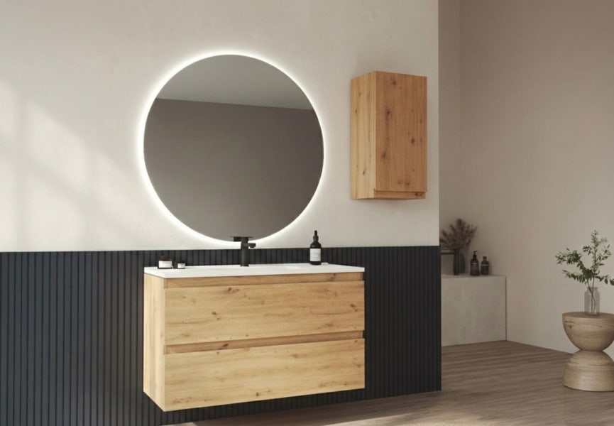 Mueble de baño color madera Vilma Bruntec principal 0