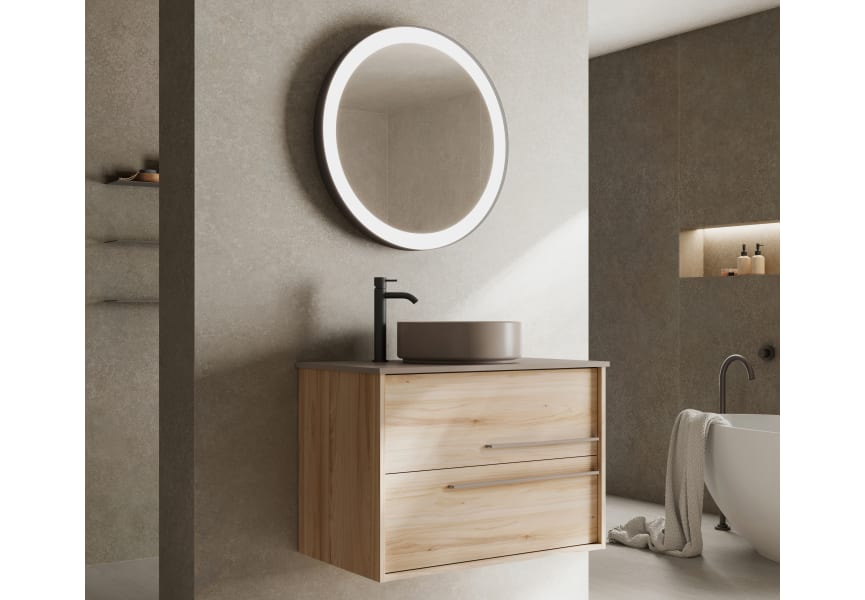 Mueble de baño con encimera de madera Aqua Visobath principal 0