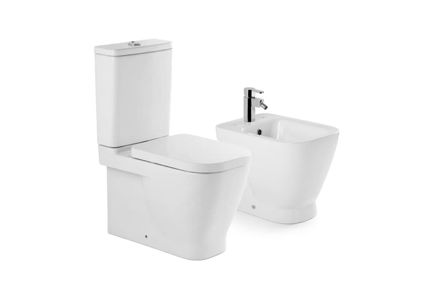 Pack inodoro + bidé compacto Look de Unisan Sanidusa principal 1