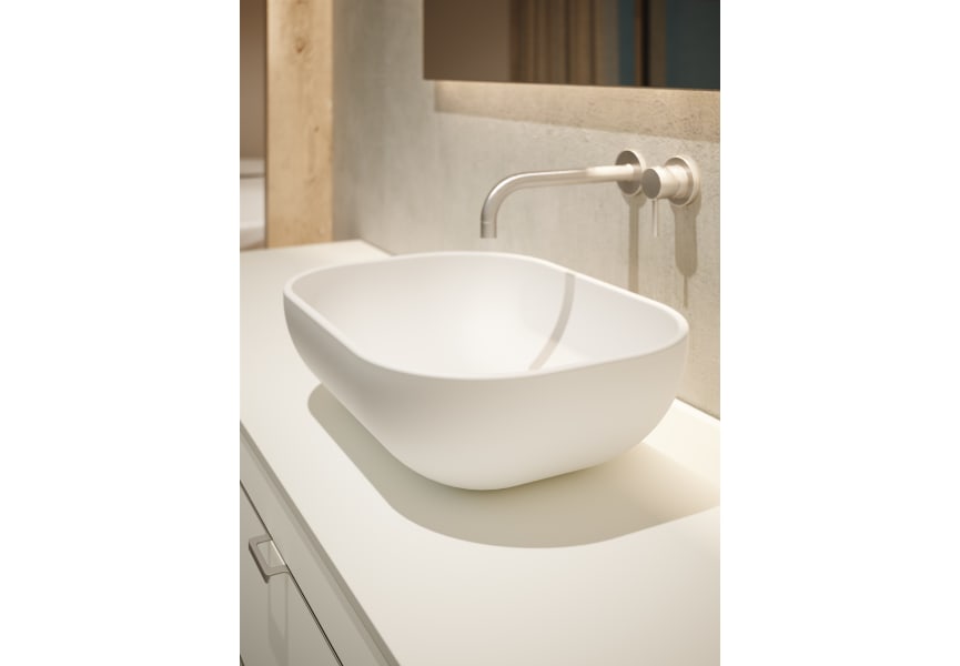 Mueble de baño con encimera de madera Logika Royo detalle 4