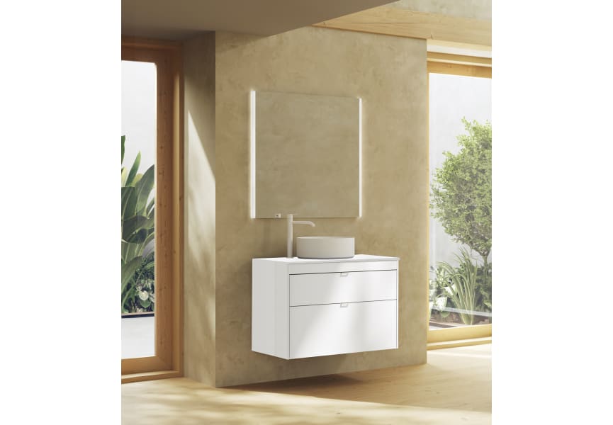 Mueble de baño con encimera de madera Logika Royo principal 2