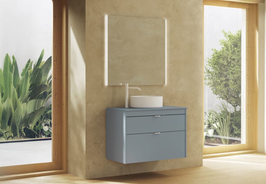 Mueble de baño con encimera de madera Logika Royo principal 0