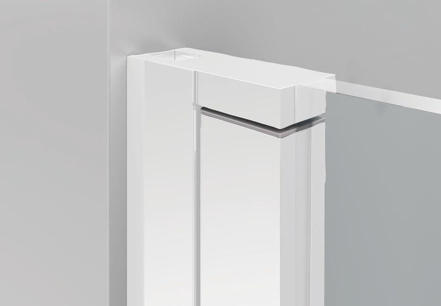 Mampara de ducha en Acero Inox Ara Bruntec detalle 8