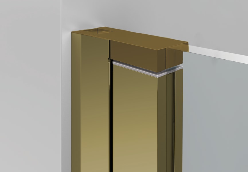 Mampara de ducha en Acero Inox Ara Bruntec detalle 10