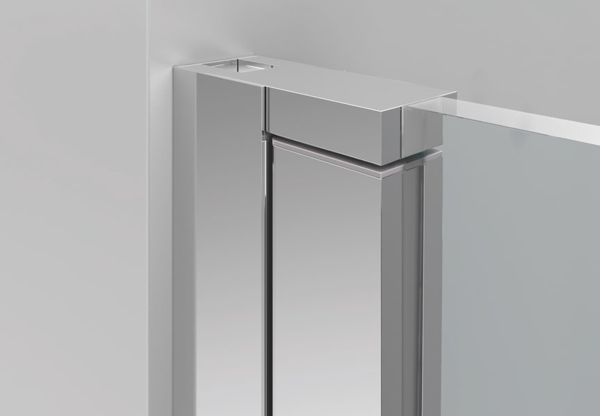 Mampara de ducha en Acero Inox Ara Bruntec detalle 6