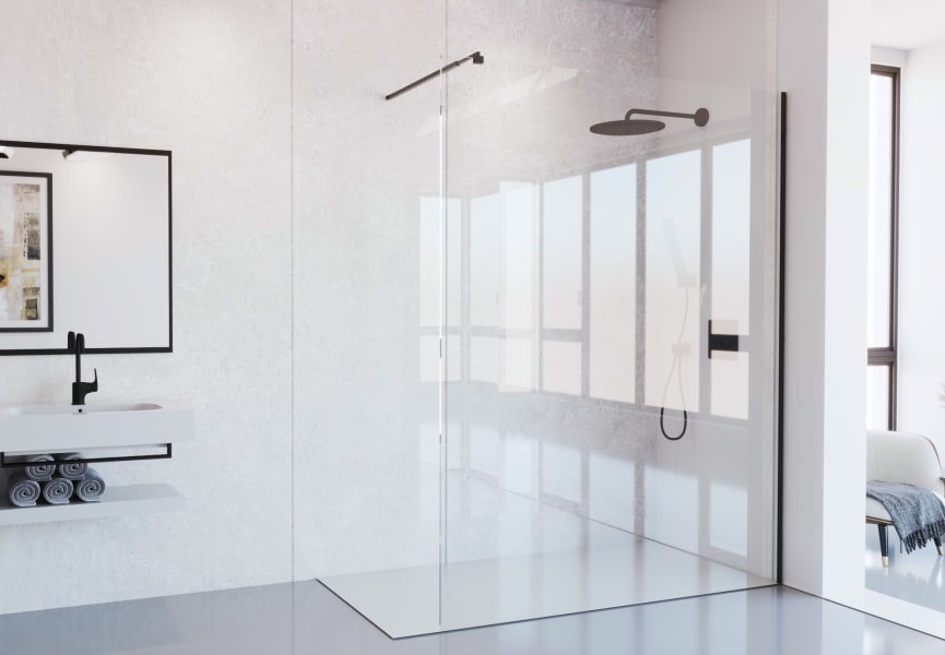 Mampara de ducha en Acero Inox Ara Bruntec principal 1