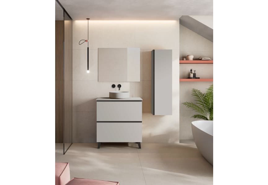 Mueble de baño con encimera de HDF Compatech Granada Visobath principal 0