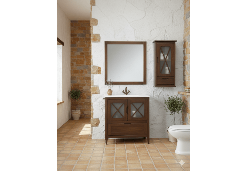 Conjunto mueble de baño Kai Bruntec principal 1