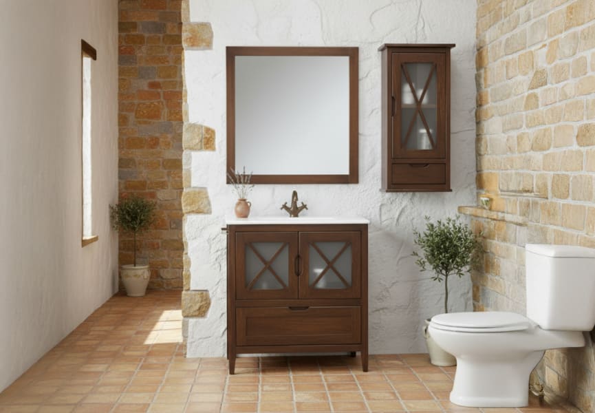 Conjunto mueble de baño Kai Bruntec principal 1