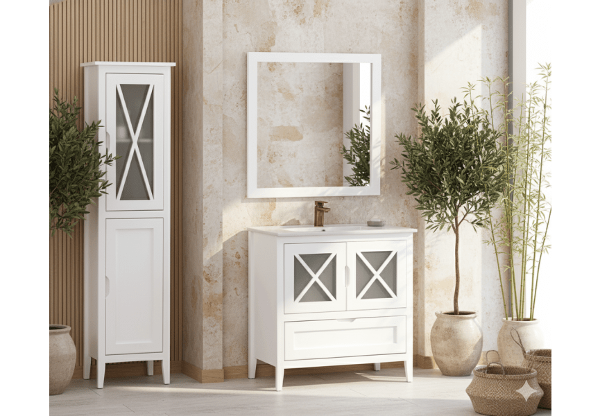 Conjunto mueble de baño Kai Bruntec principal 2